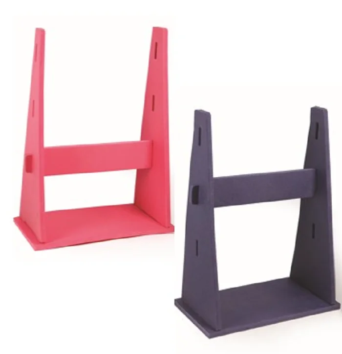 light weight and easy to assemble folding foam hurdles made from pe foam adjustable to two heights hurdles for kids athletics