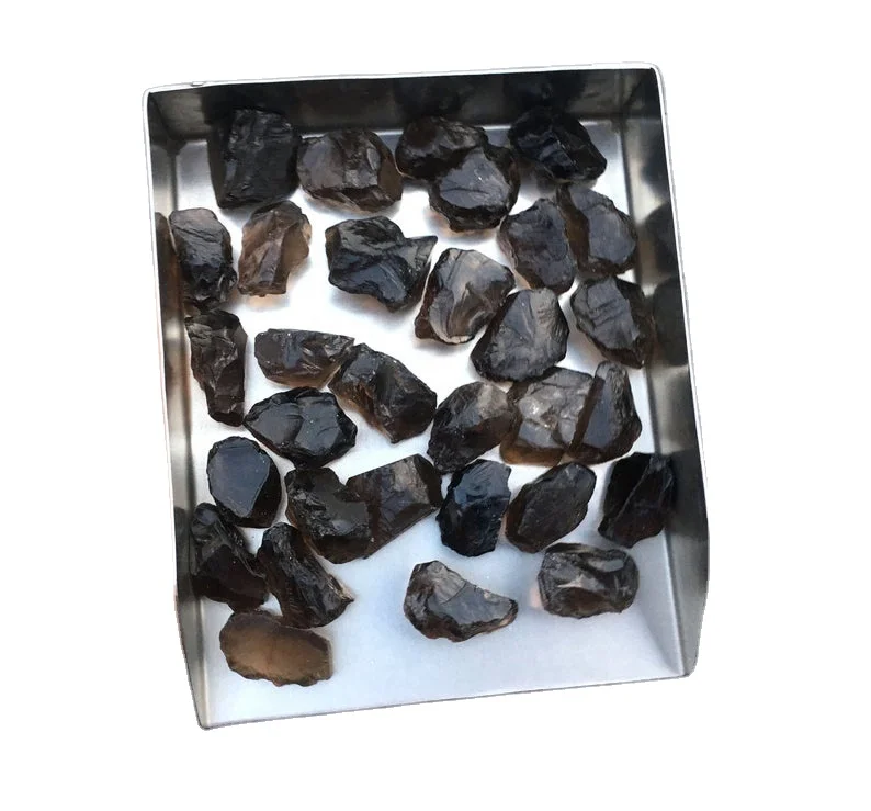 5 Pieces Natural Smoky Quartz Gemstone Rough Huge Size Jewelry Making Stone Collection Style Cut Wholesale