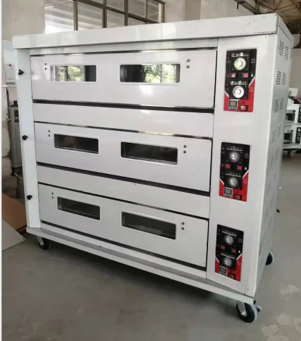 Single deck gas industrial oven for baking cupcakes Bread pizza HJ-HTR101C