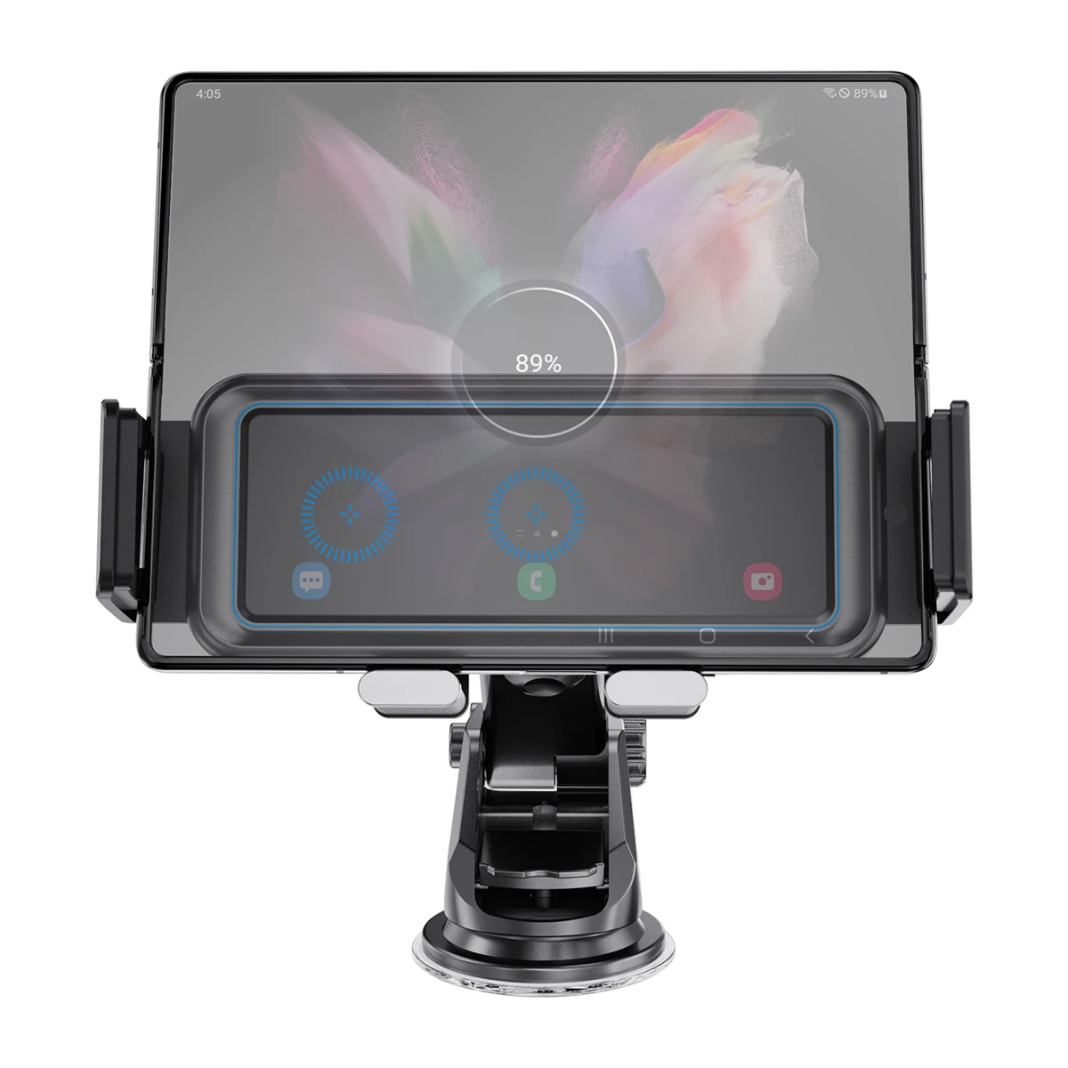Wireless Car Charger For Galaxy Z Fold 3 Car Mount, Car Phone Holder Mount Dashb - Electronics