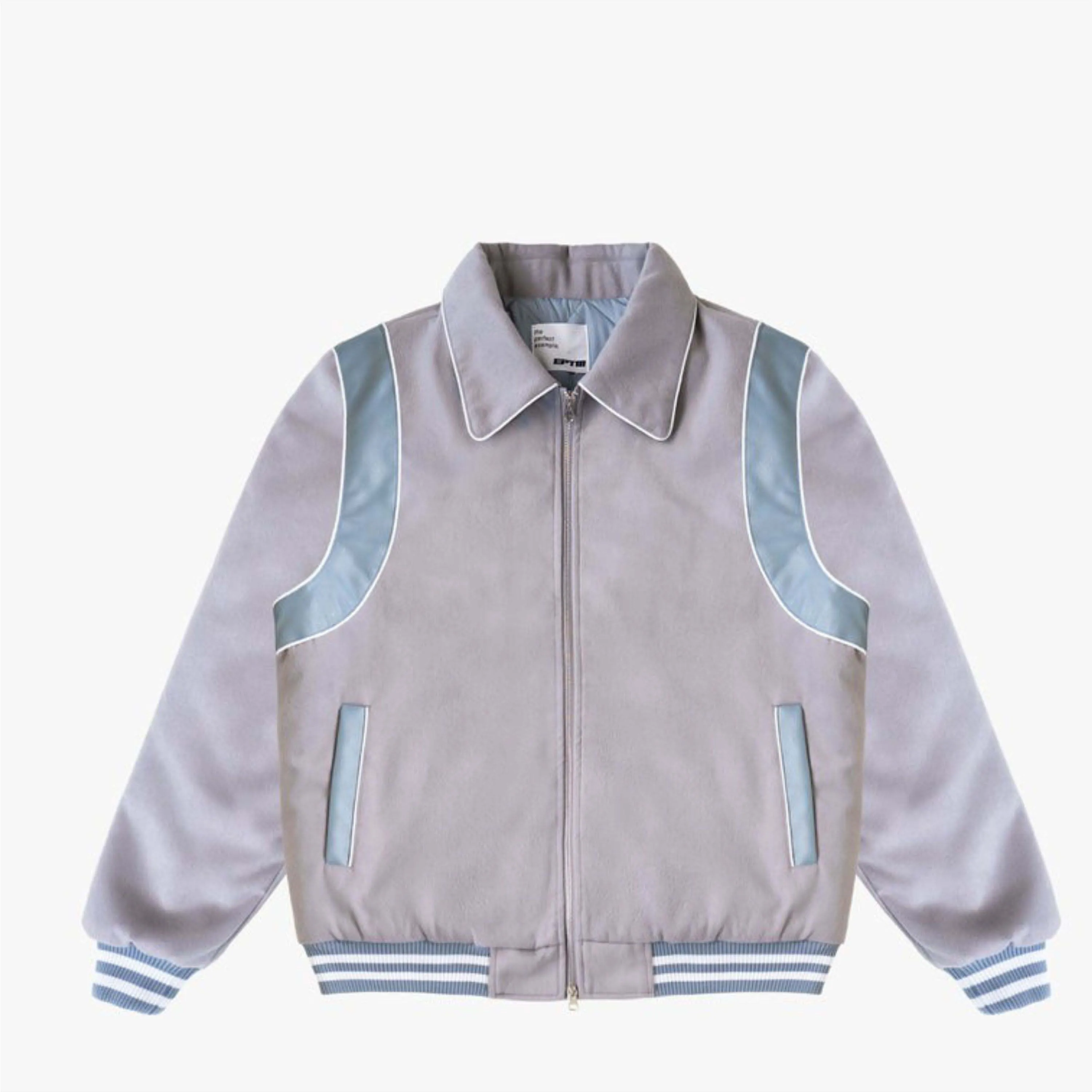 Hot Sale Custom Logo Print Solid Casual Oversized Streetwear Riding Coats Denim Jean Heat Print Jackets Cheap Price