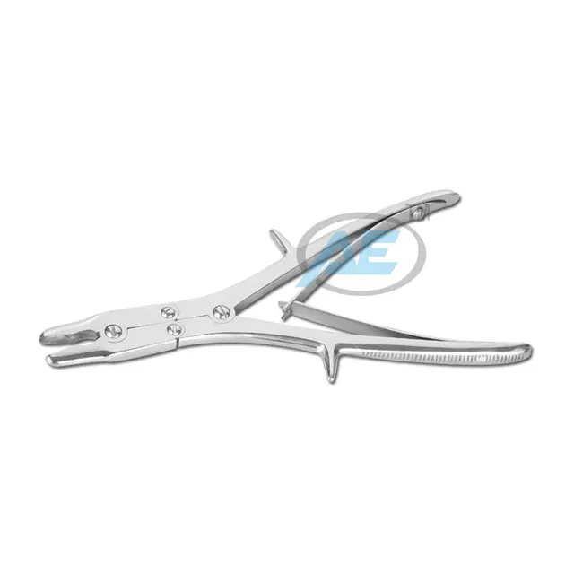 CE Certified Indian Manufacturer High Quality Bone Nibbler Double Action Straight Orthopedic Instrument Stainless Steel