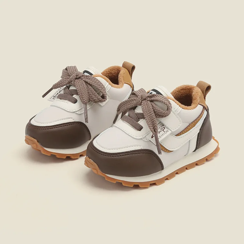 Wholesale Products Shoes Baby Breathable Spring Newborn Shoes Cotton Lace up Light Weight Baby Sneakers For Boys