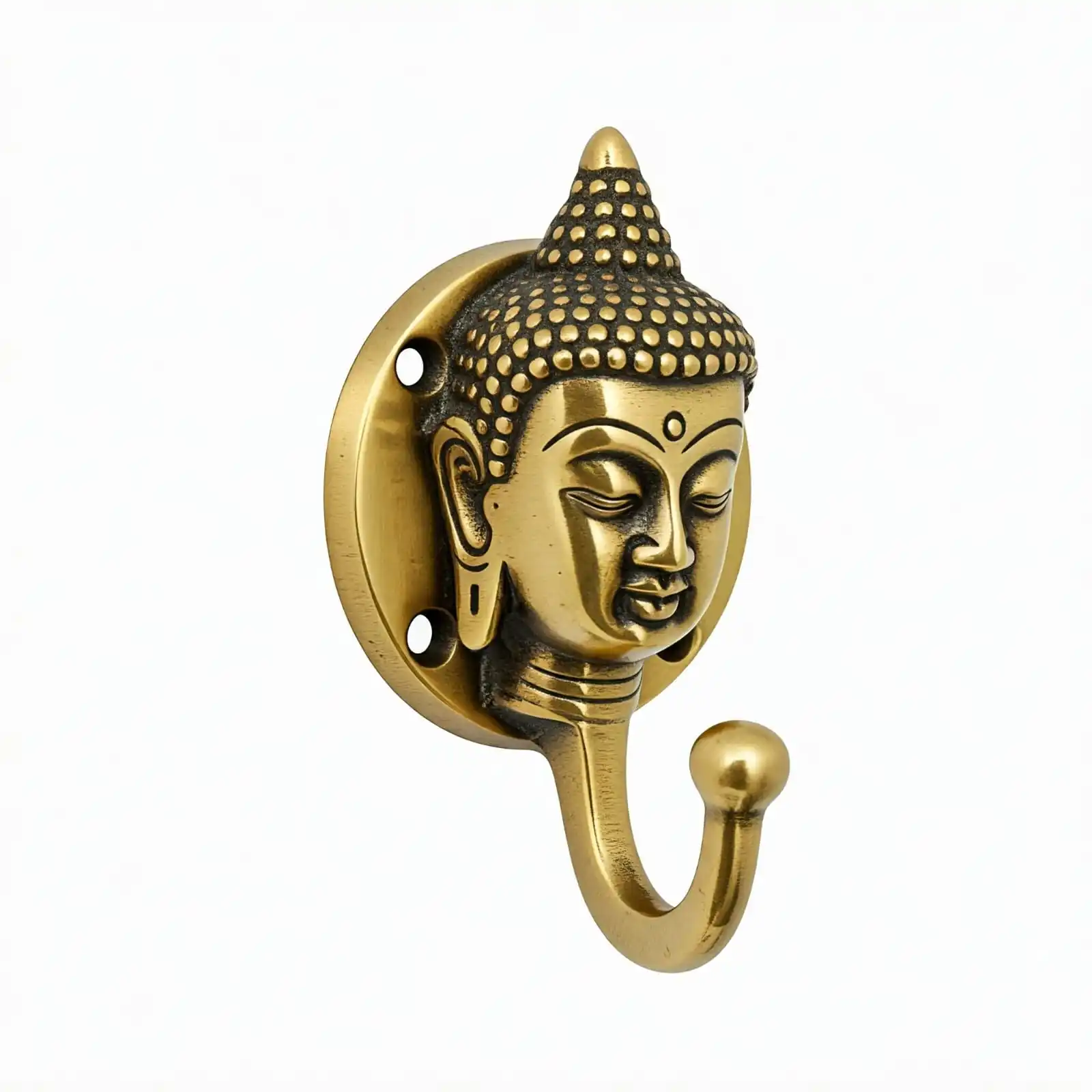 Brass Sun Wukong Wall Hook Chinese Mythical God Decorative Coat Hooks Figurine New Style