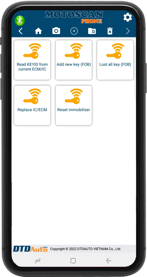 DTDAUTO MOTOSCAN PHONE - Diagnostic Toolkit Support 9 Languages: ENGLISH, FRANCE, THAI, KOREAN, PORTUGAL, INDONESIA, MALAYSIA