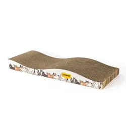 Best Suppliers Original Factory Double Texture Surface Corrugated Reversible Catnip Infused Durable Cat Scratcher CardBoard