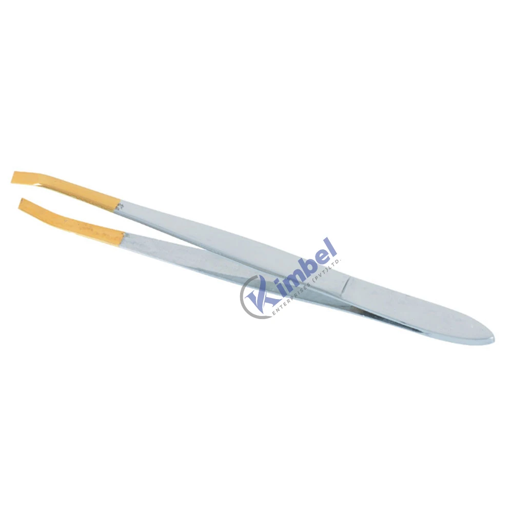 Stainless Steel Mini Slanted Eyebrow Tweezers Professional Manicure Eyebrow Shaping Tweezers