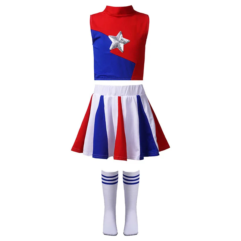 Low MOQ Cheerleader Costume for Girls Uniform comfortable and soft fabrics high quality Cheerleading Dress