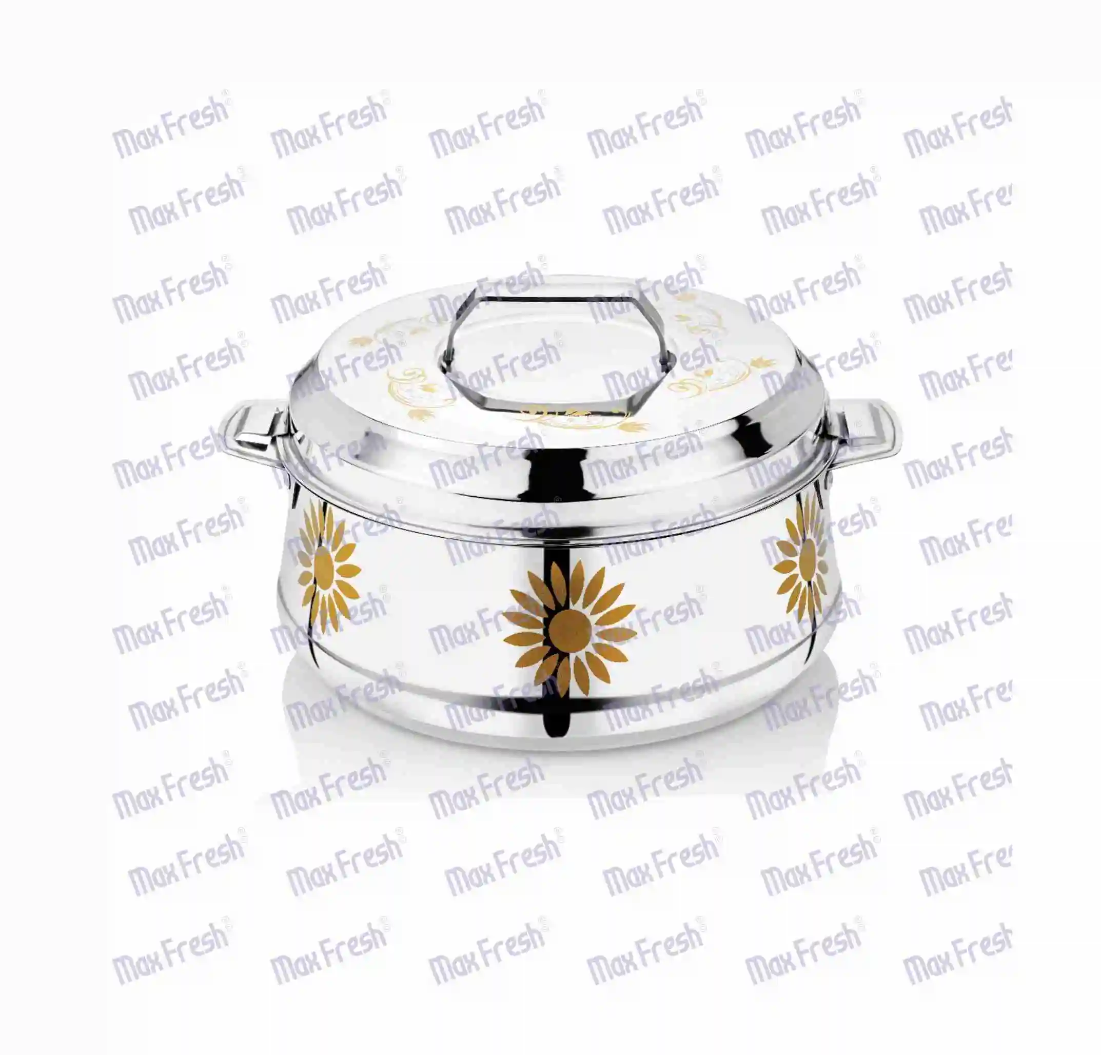 MAXFRESH CLASSIC BELLY GOLD HOTPOT IN 1500 ML FOR KEEP FOOD WARM INSULATED HOTPOT BEST QUALITY CASSEROLE
