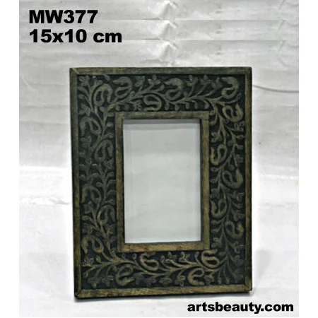 Wooden Handmade Photo Frame Rustic Wood Picture Frame Solid Wood High Definition Tabletop or Wall Mounting Frame Hot Selling