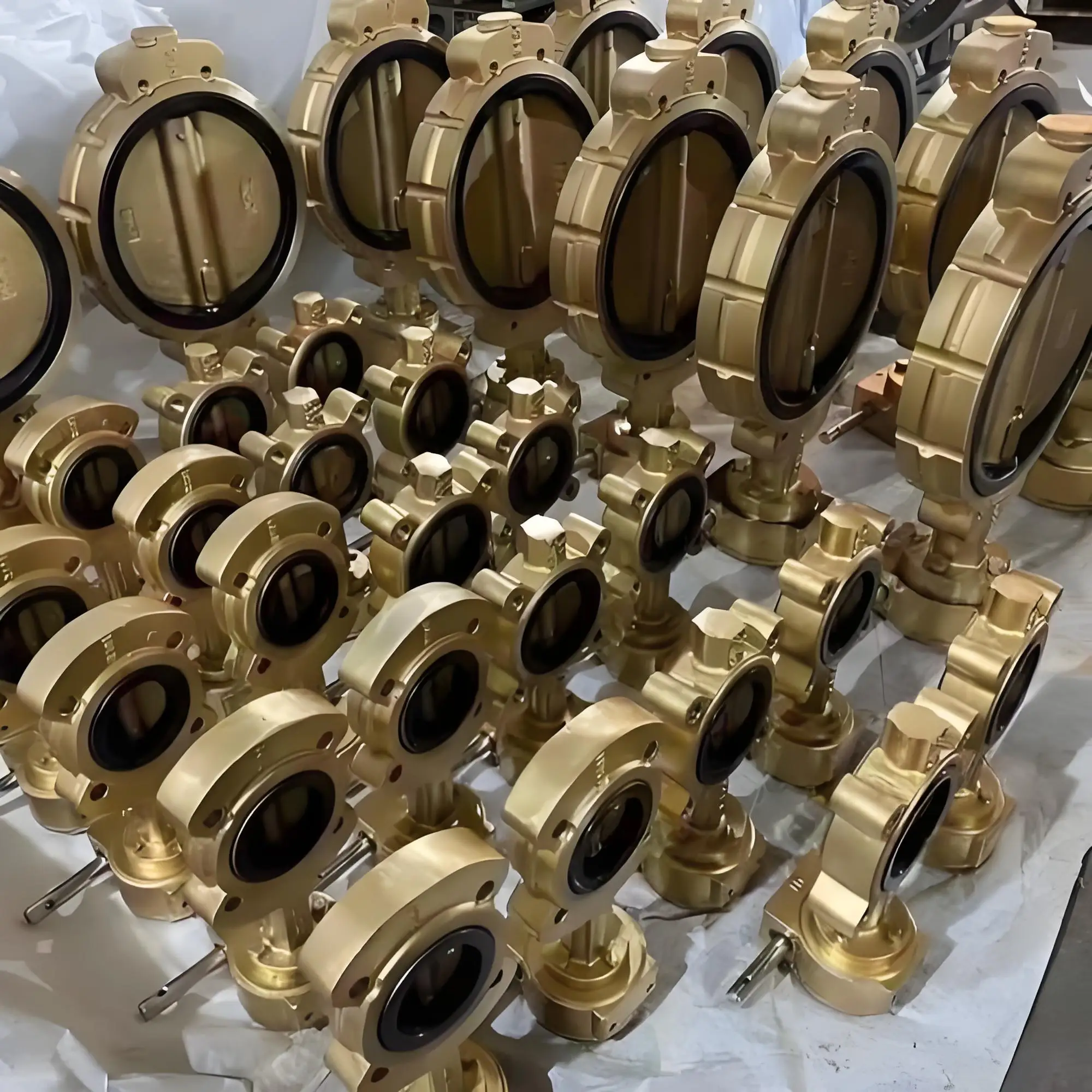 High performance Wafer Flange Type Triple Offset SS316 Duplex steel Marine Butterfly Valve