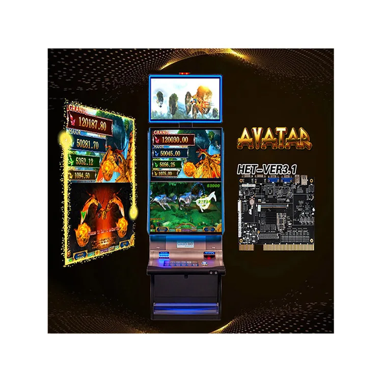 Gameroom Dual Screen Monitor Punching Machine Skill Game Accessories AVATAR Custom Board Games for Game Center