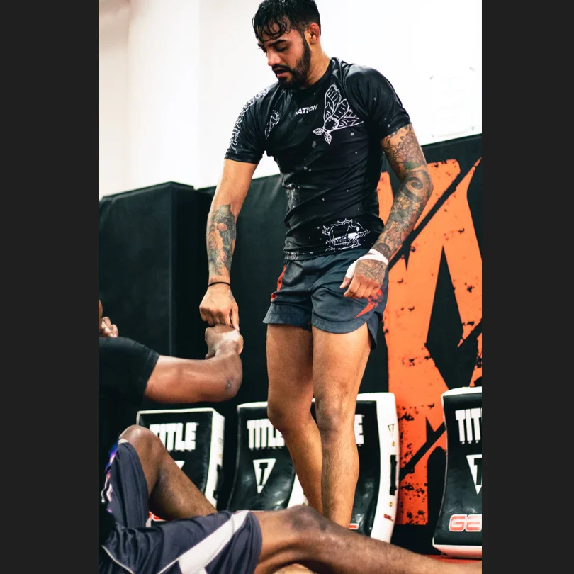 Мужской компрессионный Рашгард с длинным рукавом