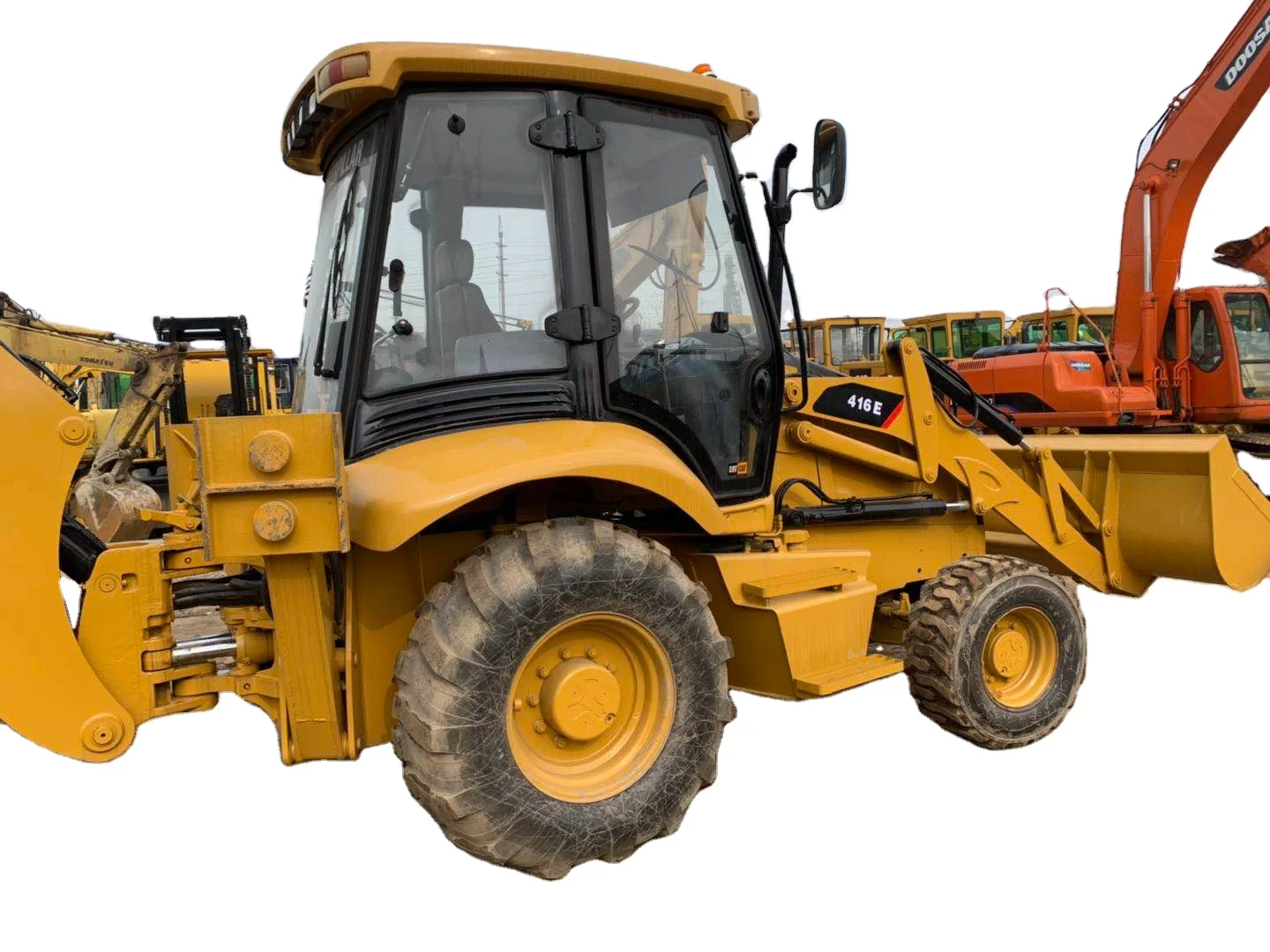 CAT 416E for sale, Caterpillar used backhoe loader in China 416 420 excavator multiple units for big construction companies