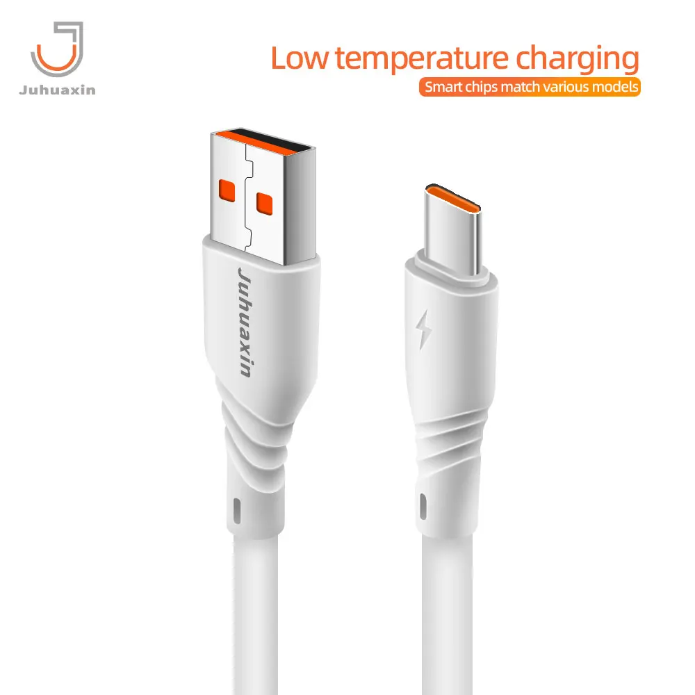 Кабель для передачи данных JUHUAXIN Fast chargin 1 2 м 3.1A TPE по Заводской Цене IPH 15 16 pro max Samsung Galaxy s24 s25