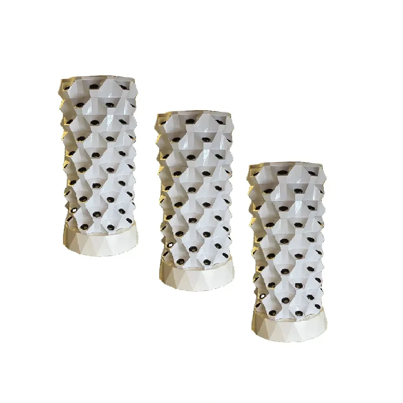 Plant Nourish Growth Equipment 6 Floors Hydroponic Vertical Tower Kit Made From Plastic PVC Material