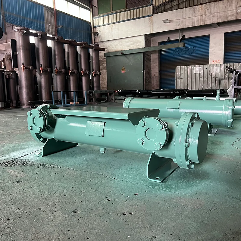 Industrial Chiller Evaporator Double Circuits Refrigerator Evaporator Shell And Tube Heat Exchanger
