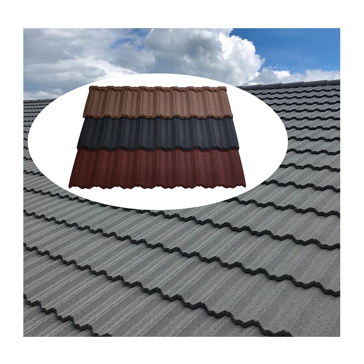 Different Types Shingles Roof Tiles Stone Coated Composite Roof Tile Hot Sale In Malaysia/Africa