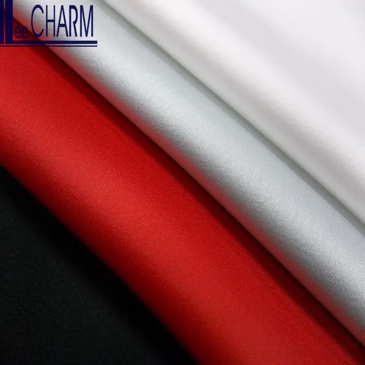 LCL005 Taiwan Best Elegant Polyester Heavy Satin Fabric