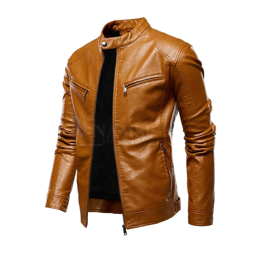 Most Popular High Quality Men Leather Jacket Pakistan Made Top Product Leather Jacket For Men
