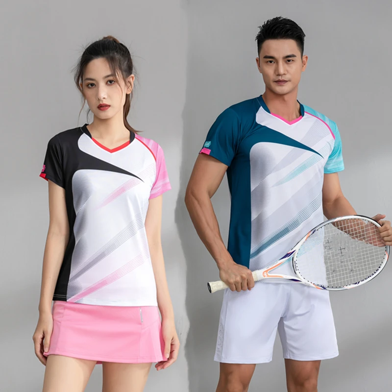Sports Uniform Workout Clothing Men And Women  Plus Size Tennis Jersey with Custom logo