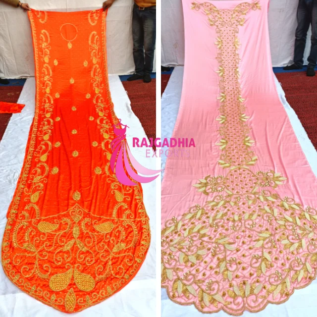 Bridal Women Somali Dirac Dress for Clothing Silk Fabric Luxury Somali Sets for Wedding