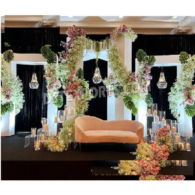 Modish Theme Wedding Stage Wooden Arches Buy Wedding Wooden Arch Stand For Stage Backdrop Christian Wedding Reception Decor