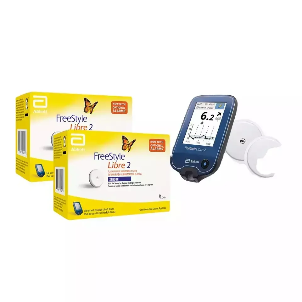DISCOUNT SALES !!!! BUY 50 GET 30 NEW FreeStyles  Libres   1 2 3 Reader with Sensor Starter Kit for Continuous Glucose Monitorin