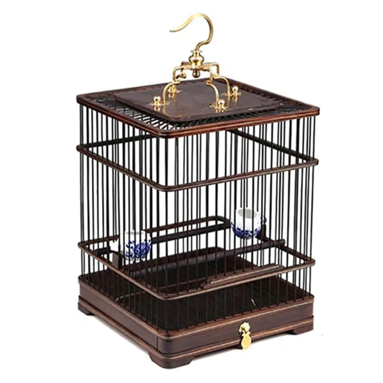 Hammered  Handmade  Metal Bird Cage for Home Garden Usage Pet Cages with Antique Finishing Wholesale