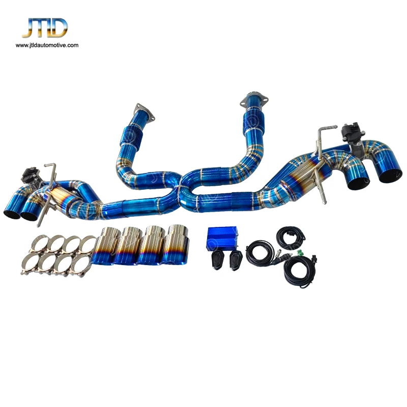Прямые продажи с завода титановая выхлопная система Catback X-pipe для Chevrolet Corvette c8