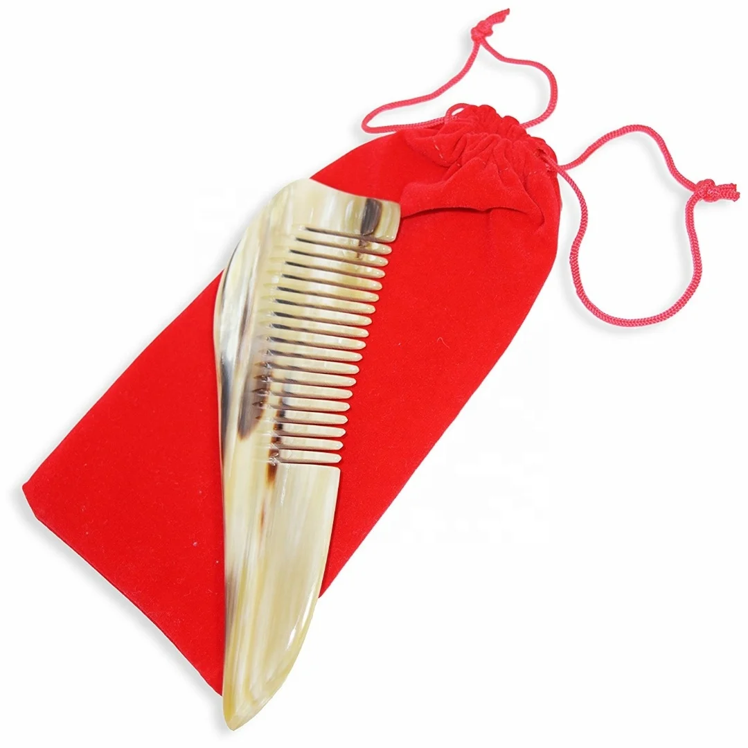 High Selling Horn Comb For Beard Made Of 100% Buffalo Horn Export From India