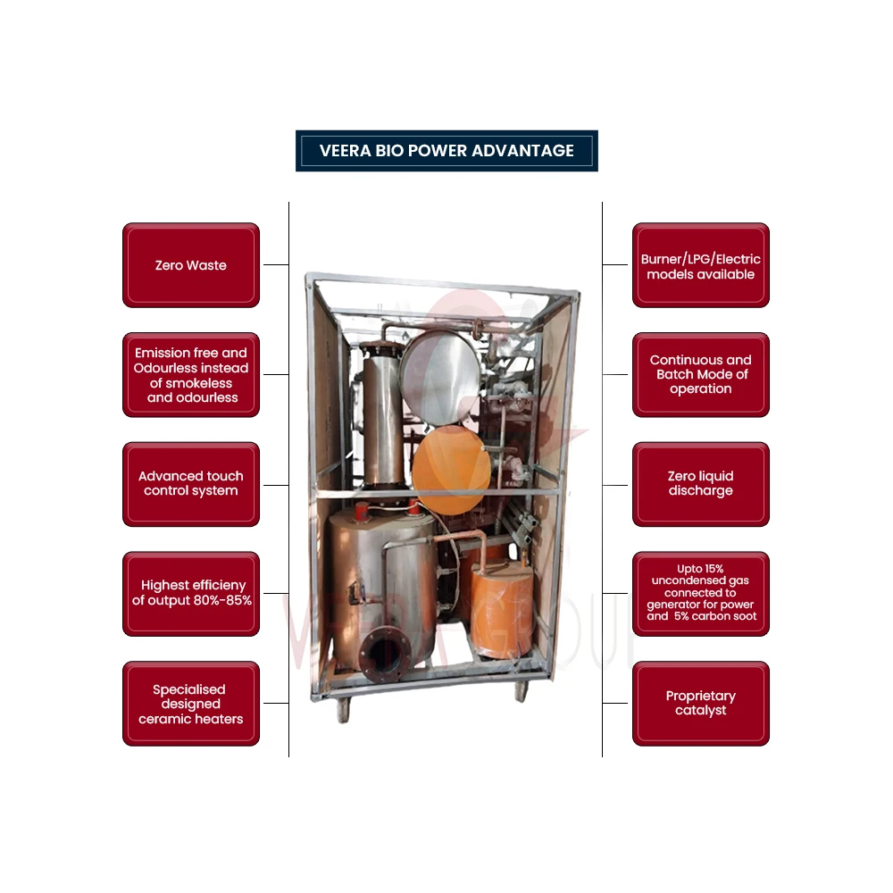 Best Quality  Veera D50sc Distillation Machines for Waste Oil to Industrial Diesel Making