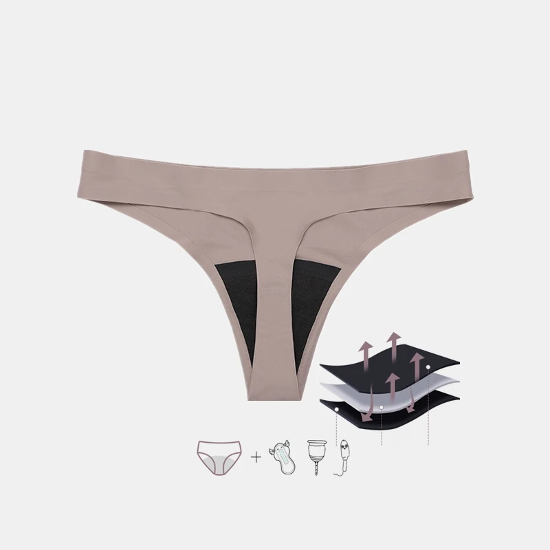 INTIFLOWER 1022 Hot Sales Women Breathable menstrual Leak Proof Panties For Menstruation Physiological Pants Thong For Period