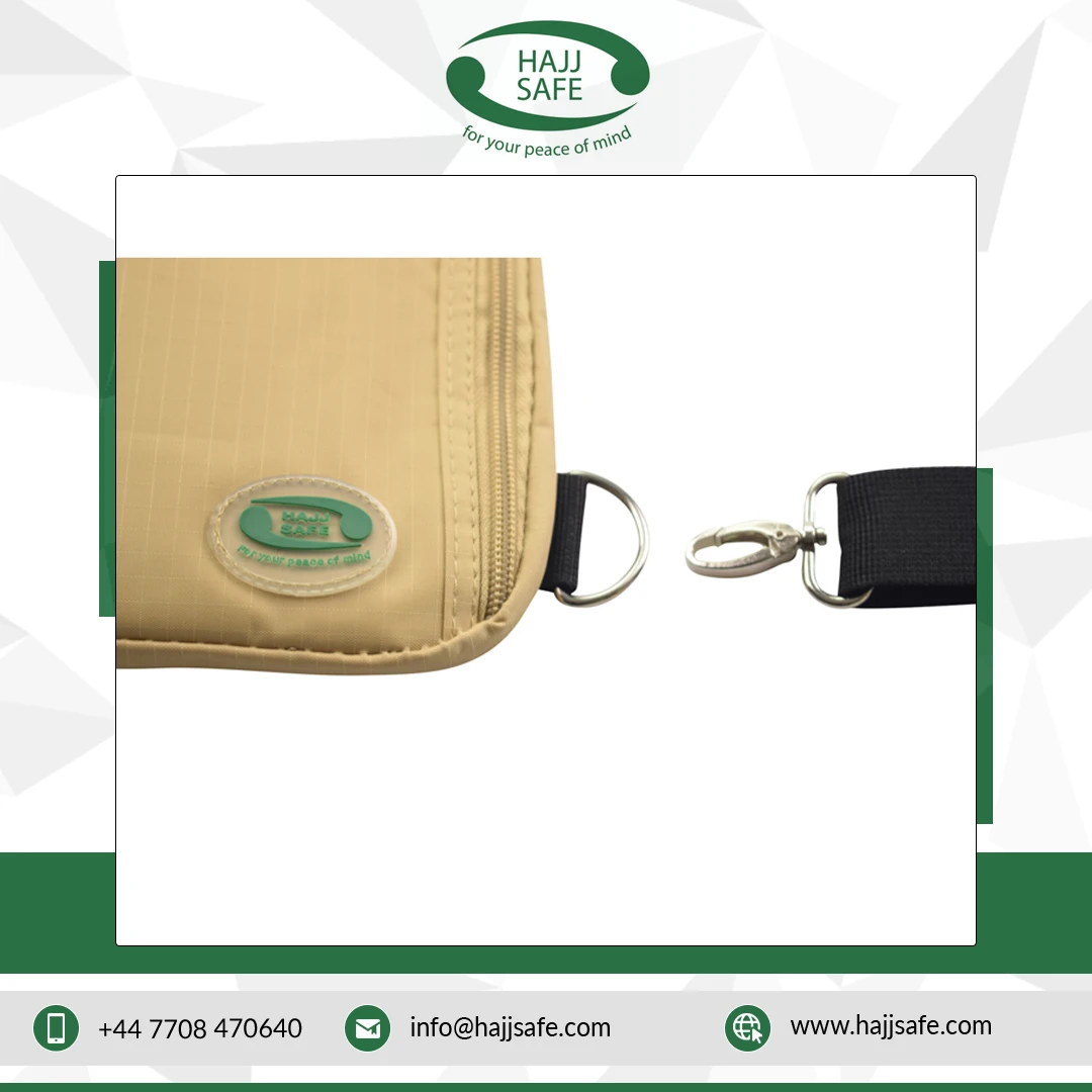 Superlative Quality Anti-Theft Hajj Umrah Shoulder Bags Water Resistant Side Neck Bags Best Price Wholesale Nylon Lining Girls