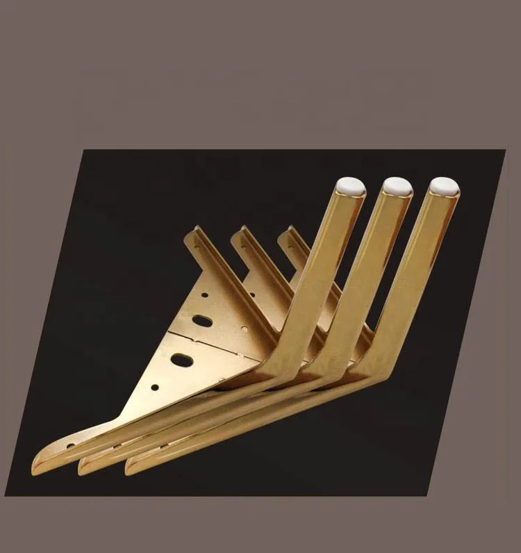 Metal Iron Semi-circle Three-prong Sofa foot Table Legs Sofa Chair Desk Cabinet Furniture Dresser Foot