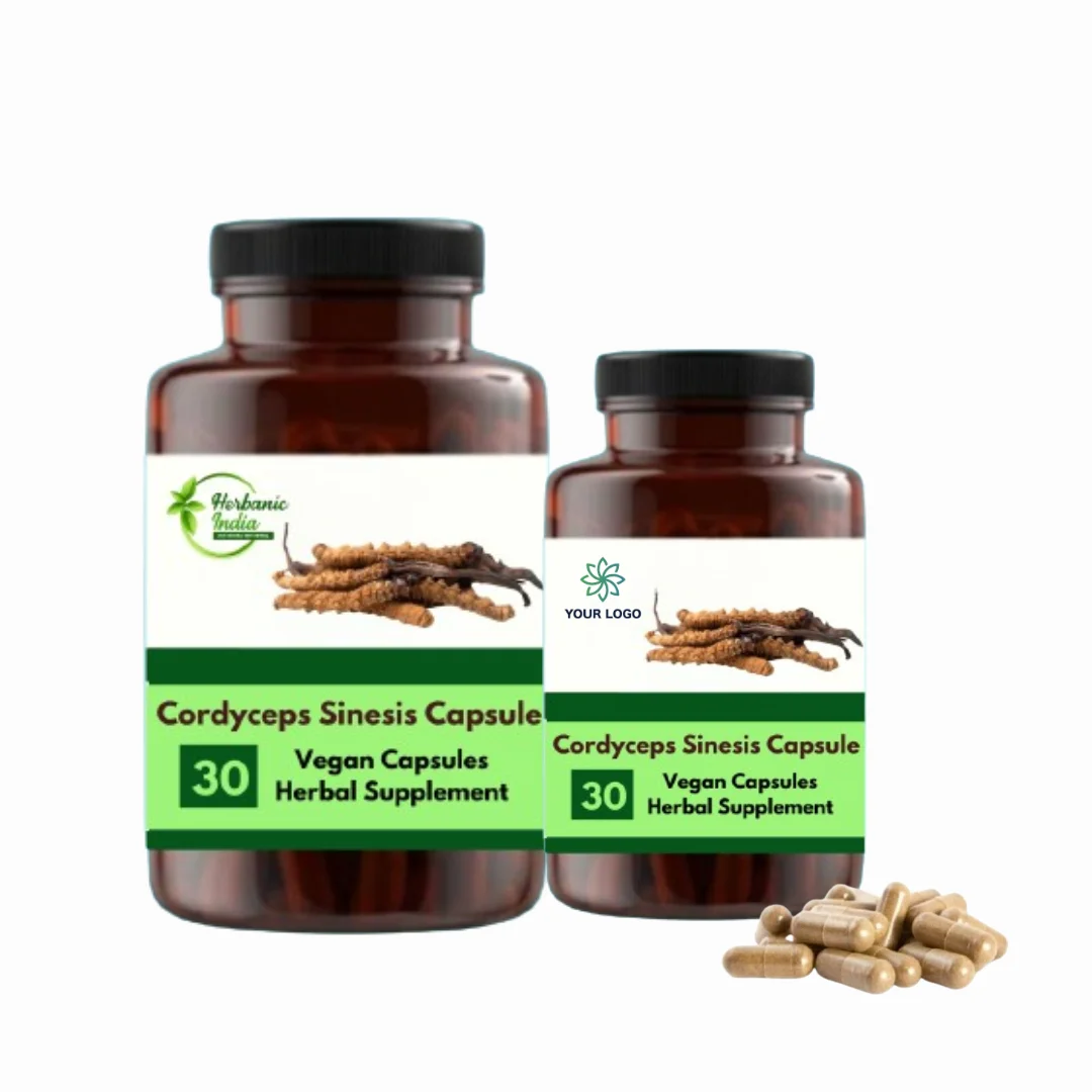 100% чистые капсулы и таблетки Cordyceps Sinesis с порошком