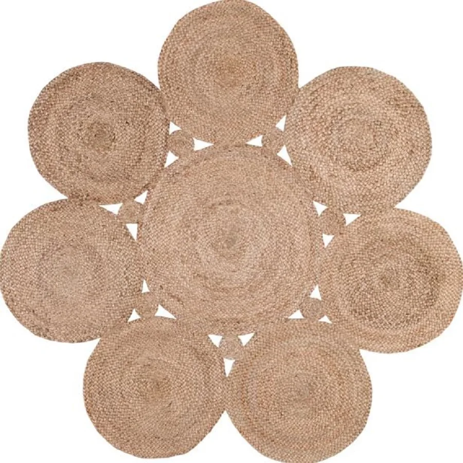 Новый дизайн Обеденный набор круглые тканые салфетки оптовая продажа коврики с бахромой для морских водорослей высококачественные естественного цвета