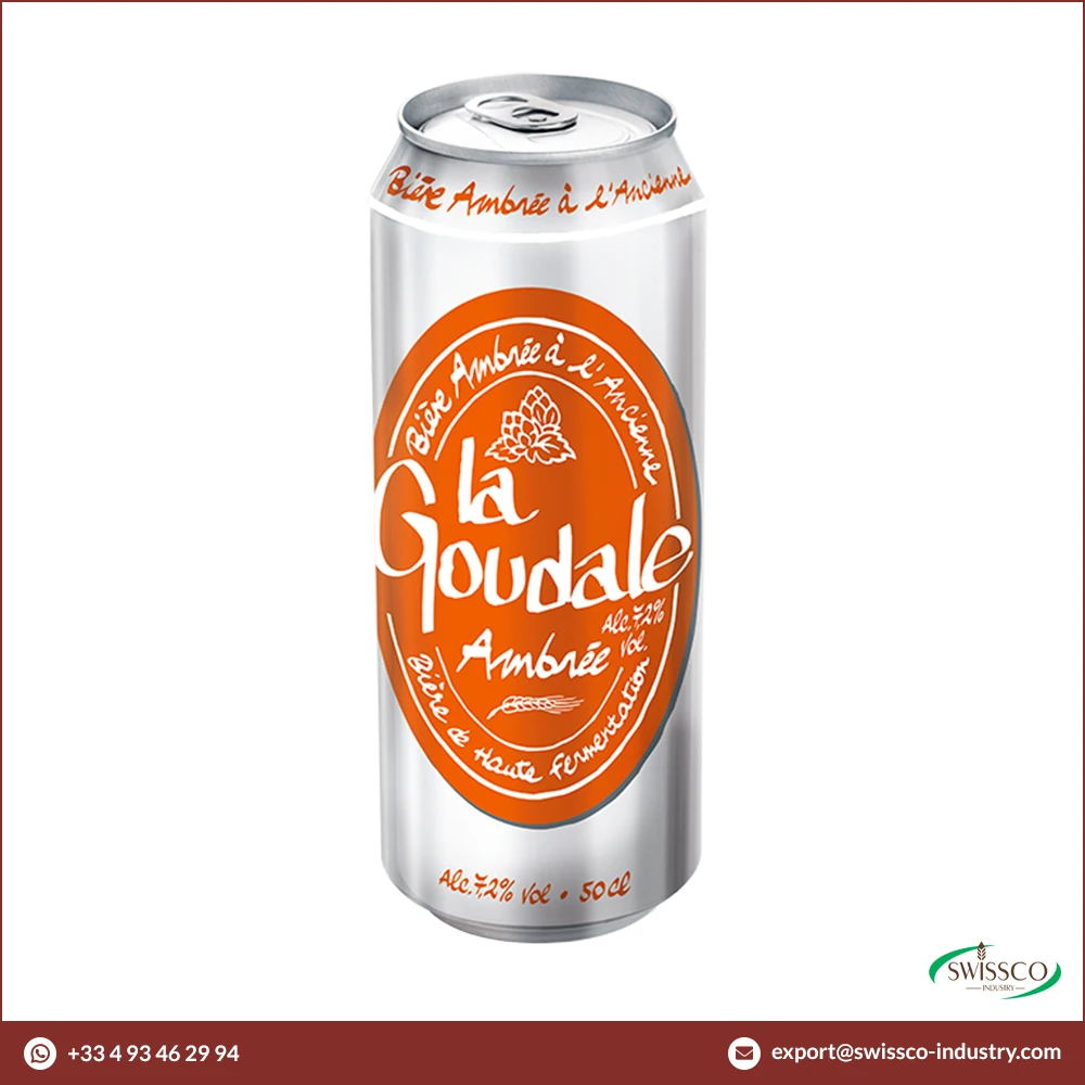 ISO Certified Distributor Exporting Genuine Quality La Goudale Amber Beer in Can of 50Cl for Wholesale Buyers