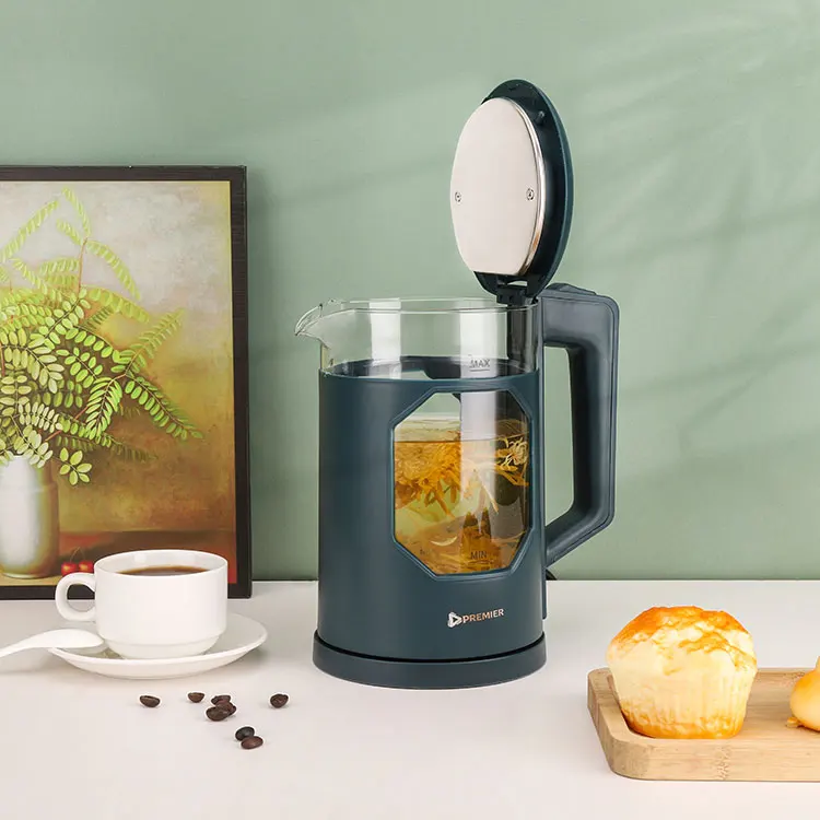 Smart Hotel Home Kitchen Appliances Keep Warm Cheap 2.0 Liter Glass Kettle Boil Dry Protection Electric Kettle