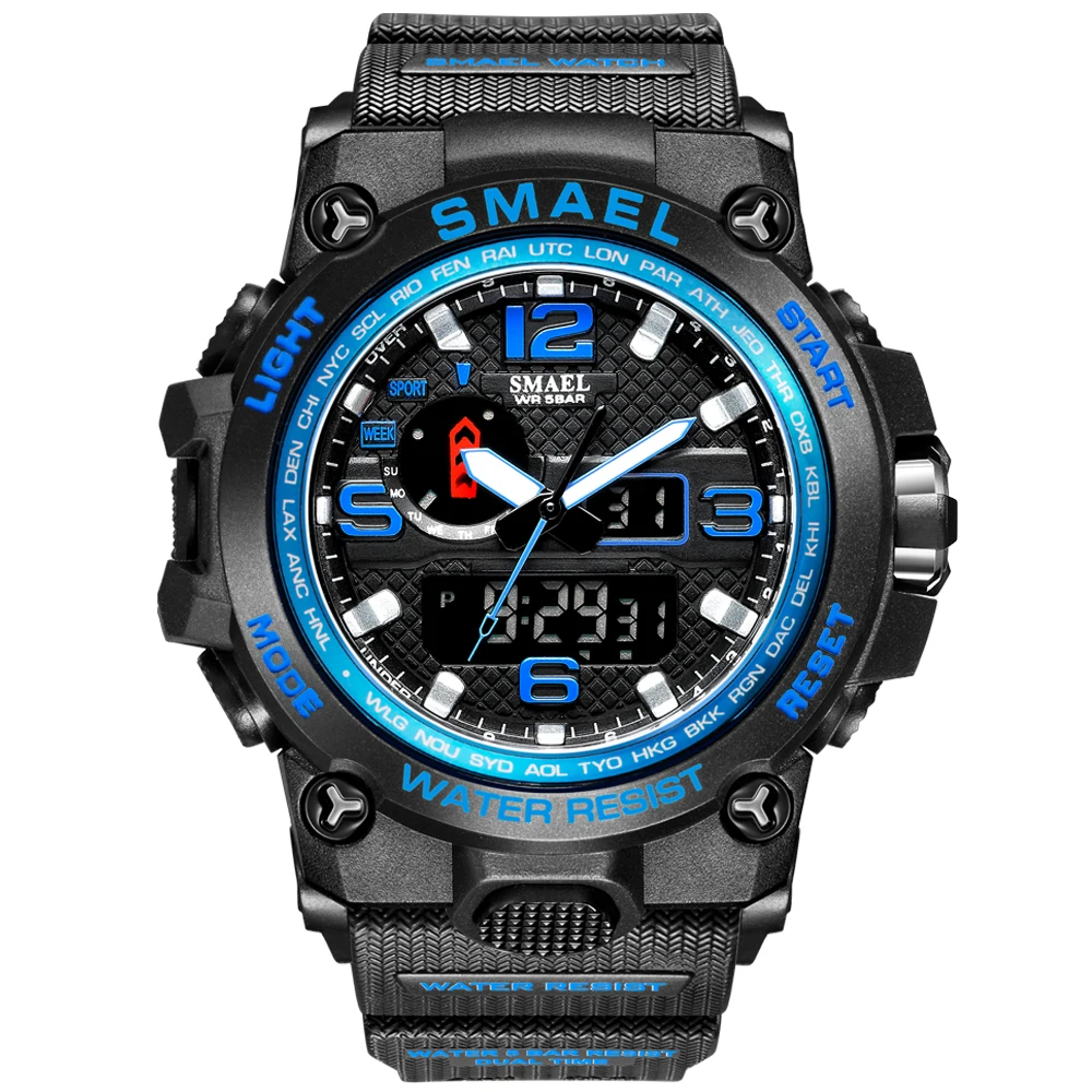 SMAEL 1545D couple army military watch sports led digital waterproof fashion sport watches