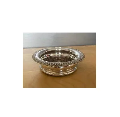 Aluminum Wine bottle coaster holder round shape cheap price high quality Aluminum wine bottle coaster stand