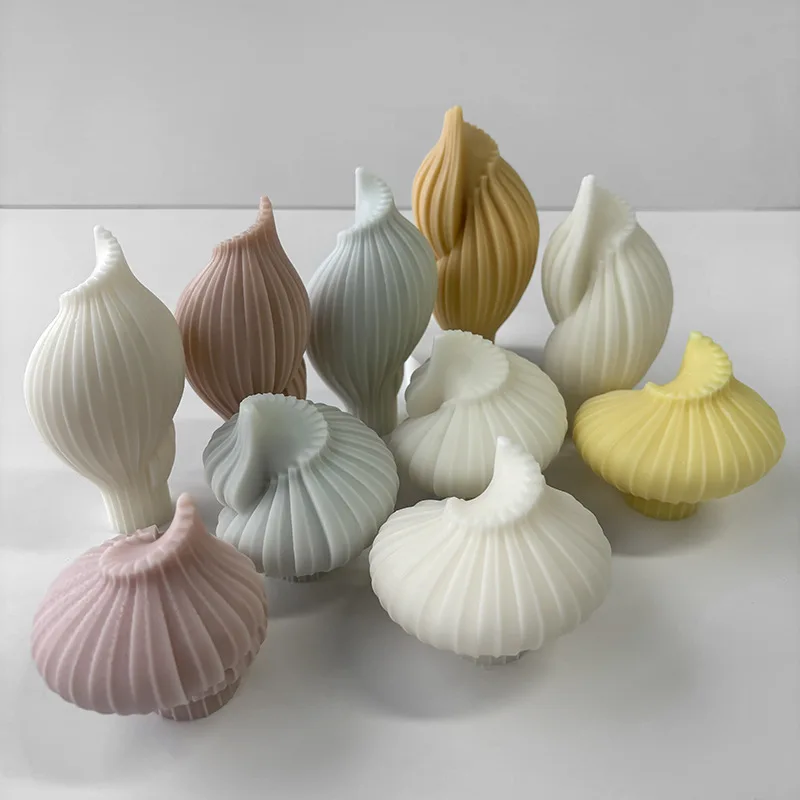 Китайская фабрика ароматическая силиконовая форма для свечей «DIY» раковины орнамент полимерная штукатурка домашнего декора