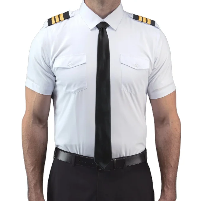 Wholesale custom made OEM High Quality Men Pilot Uniform customized colors size colors and logo print in high quality material