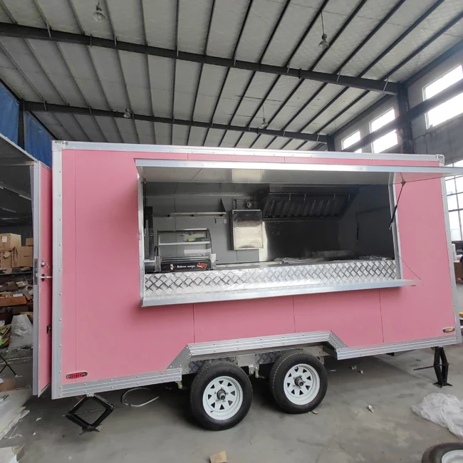 2024 Pop Aesthetics Catering Trailer New Coffee Pizza Mobile Food Truck