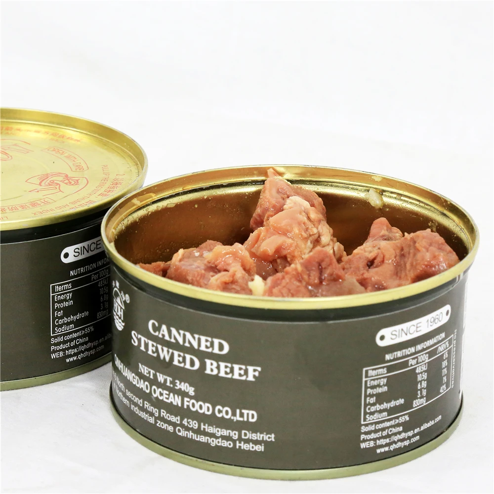 Hot selling bulk whole sale supply canned beef meat food products