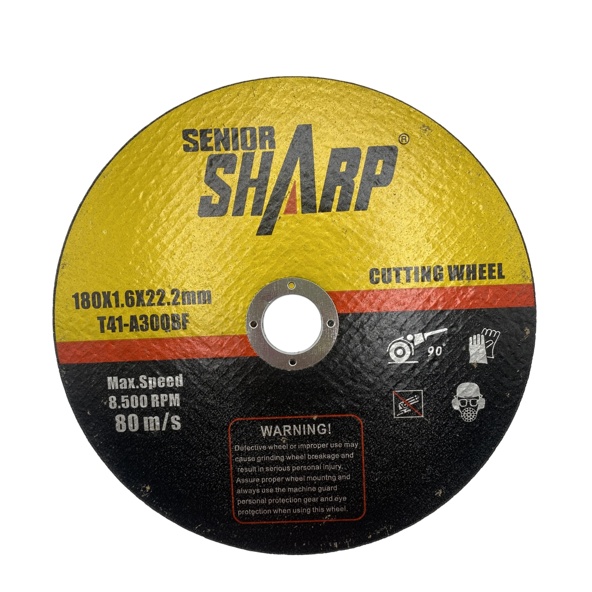 Hot sale 7inch 180mm double net metal cut off wheel cutting discs for metal iron