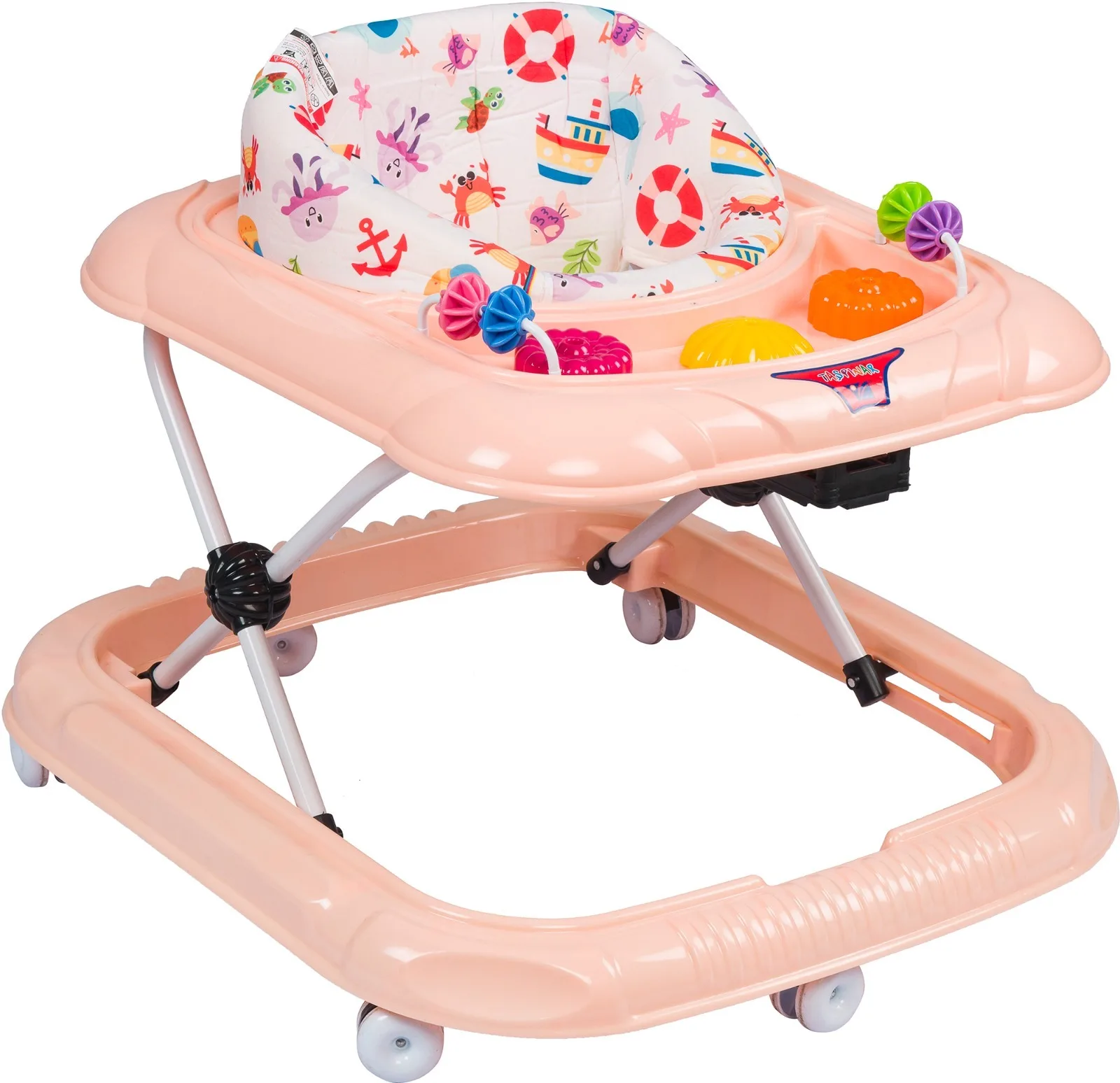 Cheap Baby Walker Smart Toys On Tray Learning To Walk Safety With Stopper Hot Sale Baby Product Trendy Toddler Baby Walkers