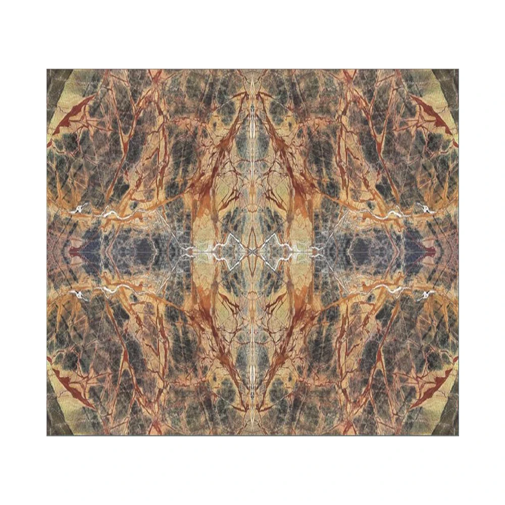 Top Quality Rainforest Brown Marble Luxury Stone Slabs At Best Price