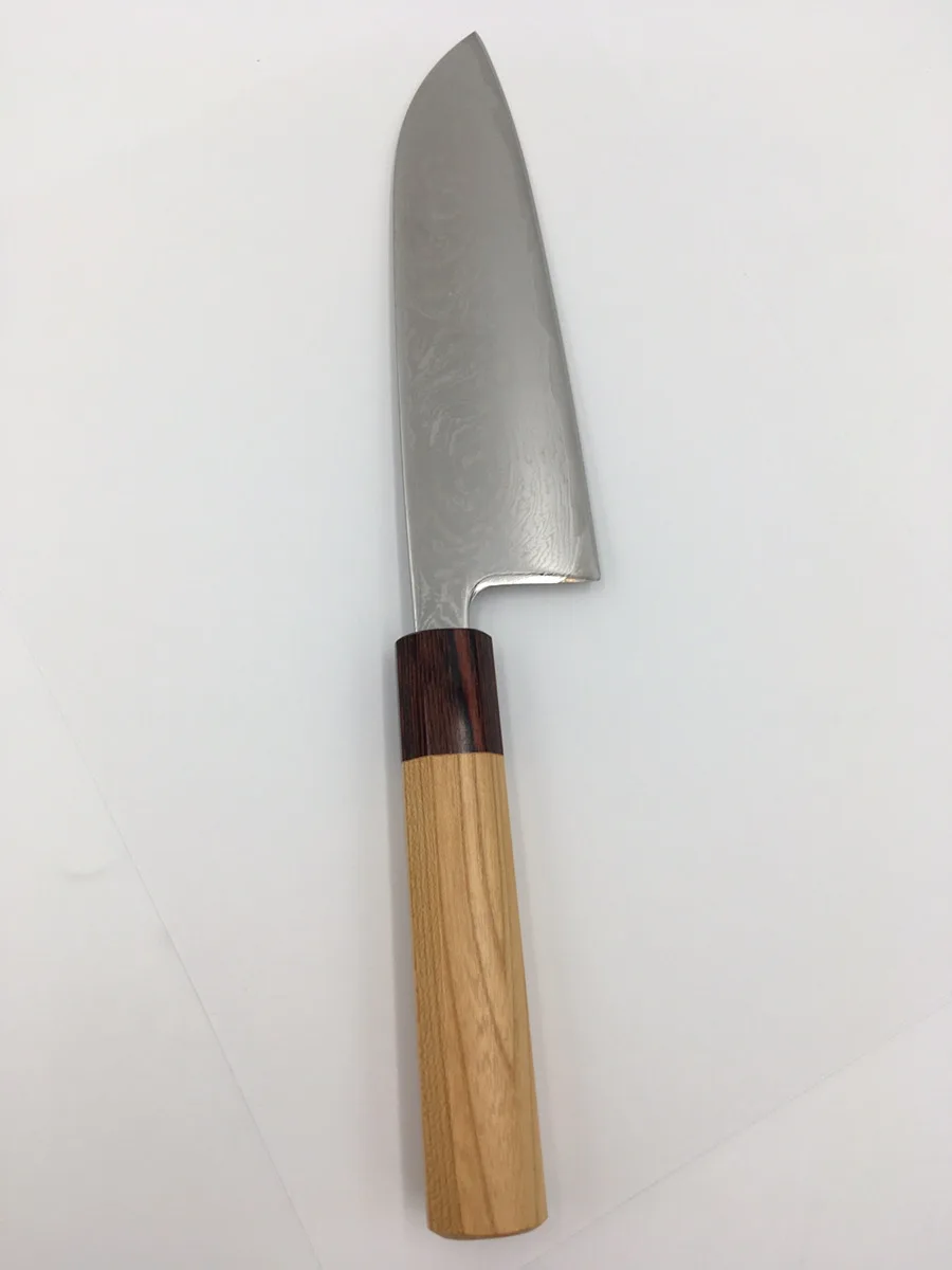 Japanese Hand made Chef Knife DAMASCUS 67 Layers SANTOKU Made in Japan