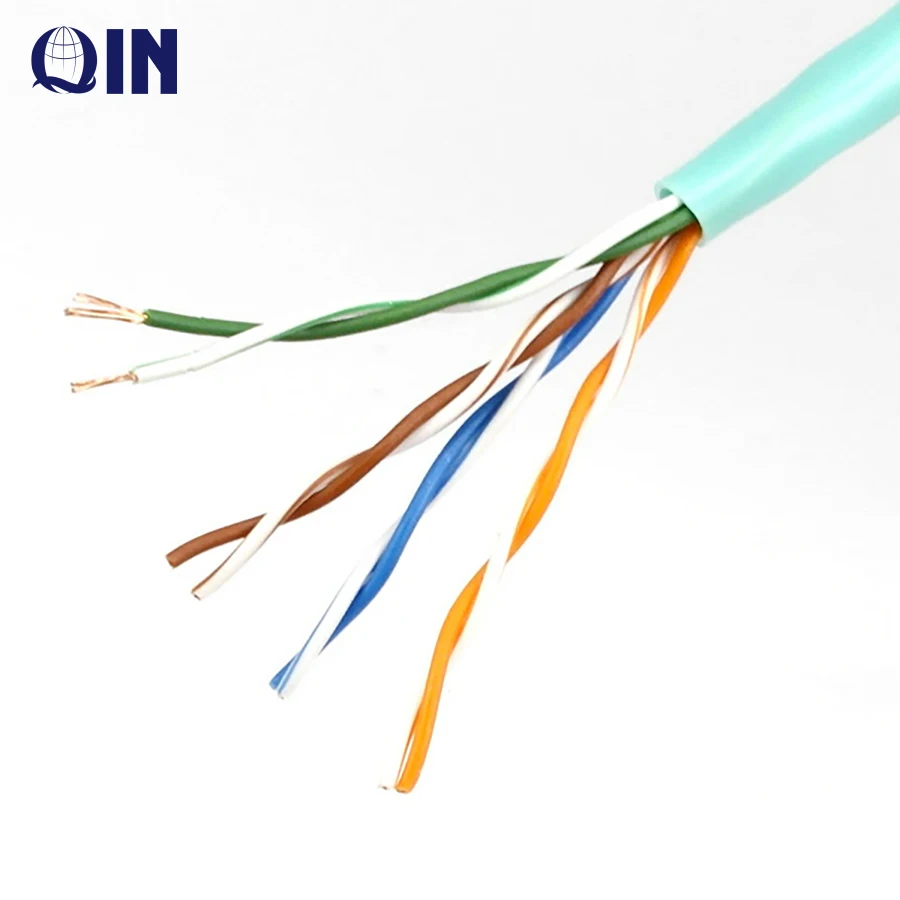 AWP Factory lowest price Bare Copper network cable 2/4pairs 24awg UTP Cat6 cable 305m wholesale